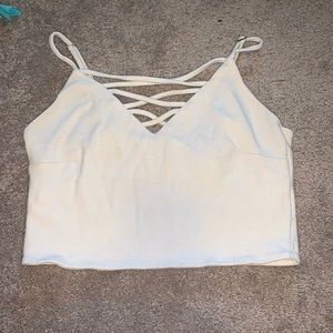 White Crop Top